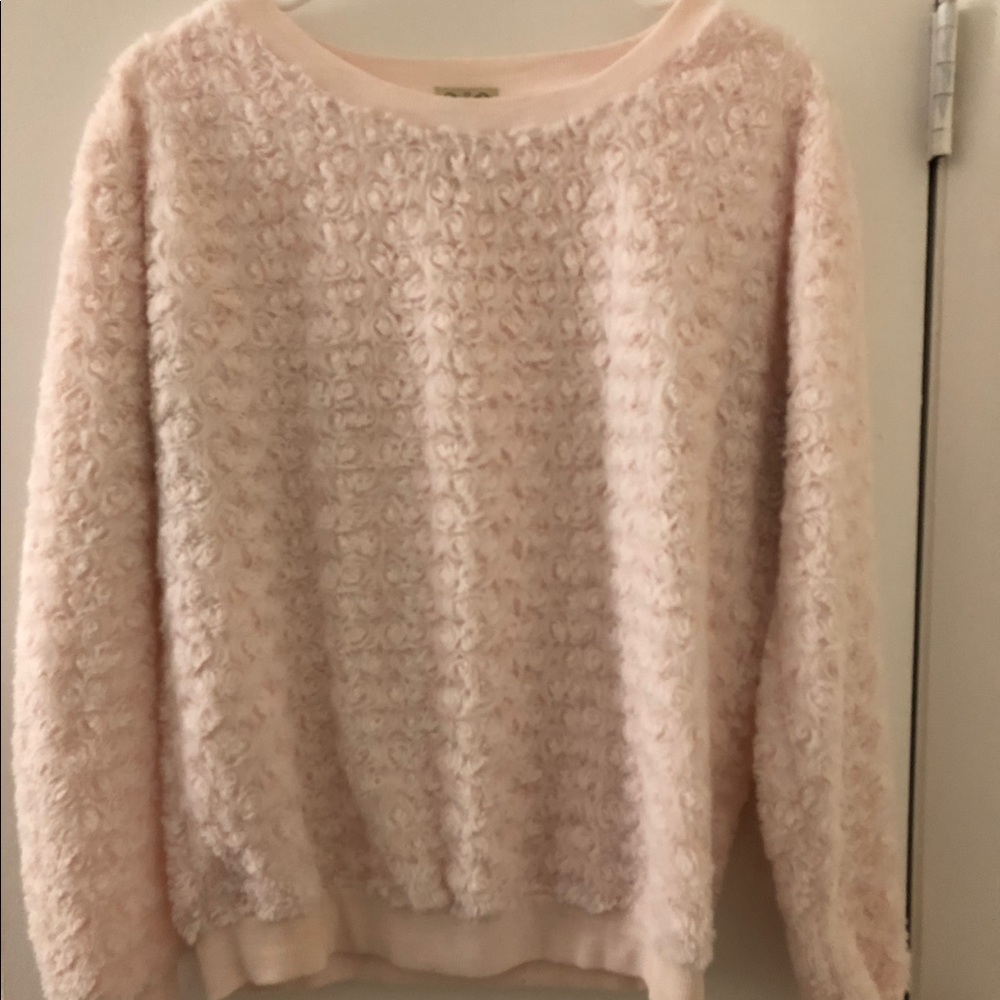 Pink soft sweater